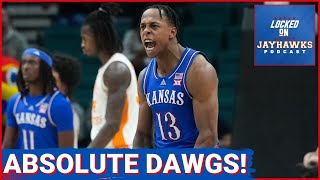 DAWGS: Kansas Jayhawks Comeback vs Tennessee as Elmarko Jackson & Melvin Council Power Epic WIN