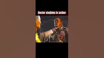 Shujinko demonstrating physiotherapy to the highest level to general shao