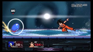 SSF2 0.9b (Sonic vs CPU 9 Goku)