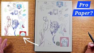 An illustrator tries the reMarkable Paper Pro