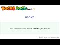 Undies – English Pronunciation, Definition, Synonyms, Antonyms, Example Sentence