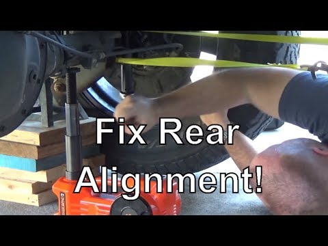 How To Fixing Driving Sideways, Rear Axle Alignment