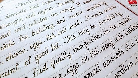 Super Clean Handwriting || Neat and Clean Calligraphy | Writing With Debika