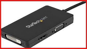 StarTech com 3 in 1 DisplayPort Multi Video Adapter Converter   1080p DP Laptop to HDMI VGA or DVI