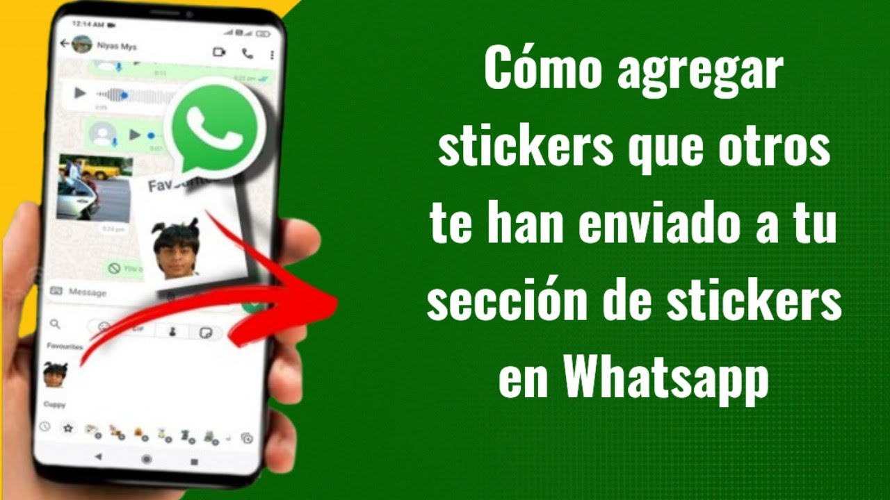 Cómo agregar stickers que otros te han enviado a tu sección de stickers ...