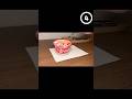 赤いきつね　魔法みたいなトリックアート #satisfying instant noodle trick art drawing マルちゃん　ちろぴの #イラスト #鬼滅の刃　#甘露寺蜜璃