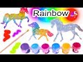 Rainbow Horses ! Do It Yourself Craft Breyer Suncatcher Stablemates