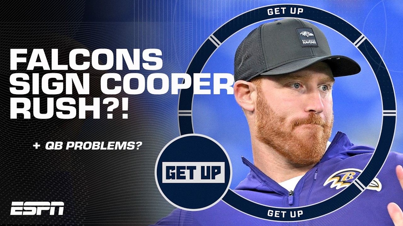 Falcons signing QB Cooper Rush 👀 ‘Putting their eggs in some risky baskets’ - Greeny 😬 | Get Up