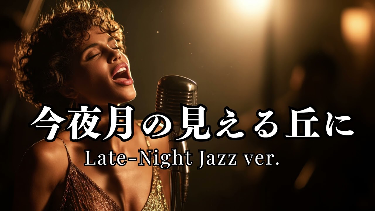 今夜月の見える丘に - B'z | Late Night Jazz ver. | 平成名曲