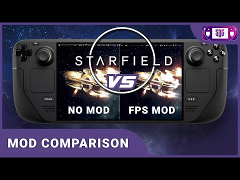 Starfield MOD Comparison - Steam Deck Essentials FPS Mod vs Standard