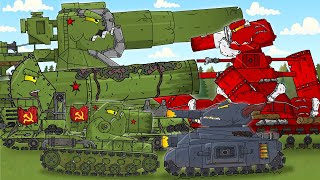 картинка: Советские и Демонические Мега Монстры - Мультики про танки