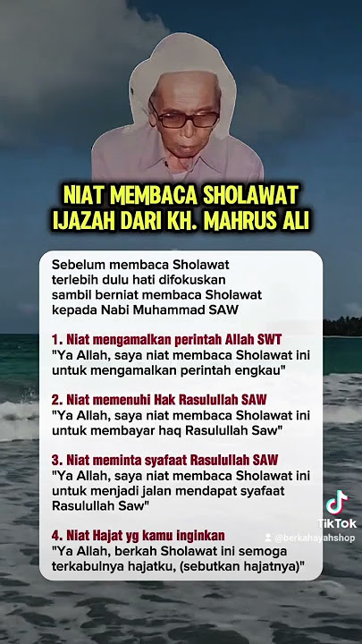 NIAT MEMBACA SHOLAWAT IJAZAH DARI KH. MAHRUS ALI #amalan #amalandoa #doa #ilmu #fyp #viral #reel