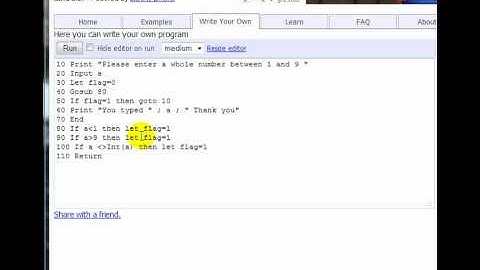 BASIC Programming lesson 14 - Gosub Return