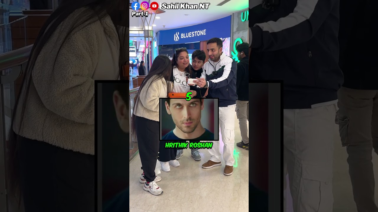 Tried Guess The 2 Merged Bollywood Stars In One Photo Challenge In Public For Amazing Cheese Pizza🤩🍕