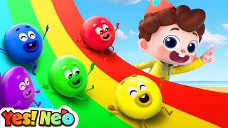 Five Little Candies | Learn Colors with Neo | Colors Song | Kids Songs  | Starhat Neo | Yes! Neo