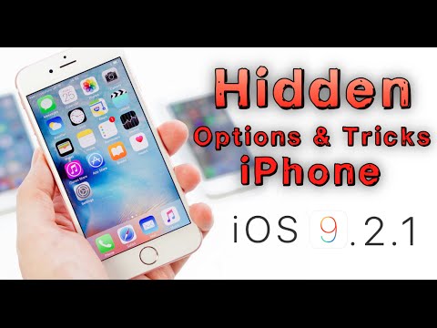 Hidden Options & Tricks on iPhone iOS 9.2.1