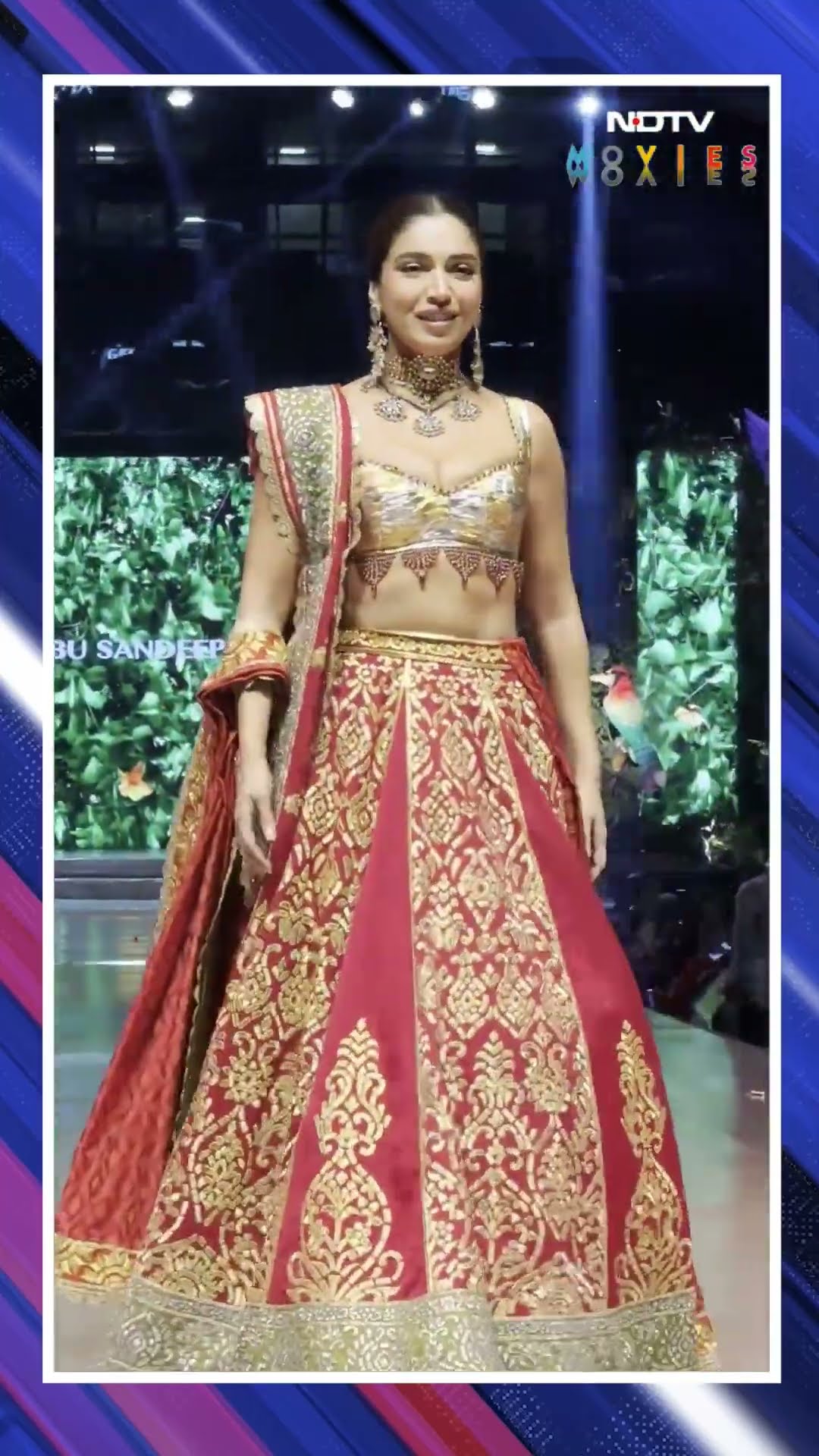 Bhumi Pednekar Walks The Ramp For Abu Jani And Sandeep Khosla
