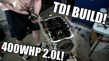 2.0 TDI CJAA Engine Tear Down - 400WHP TDI Build!