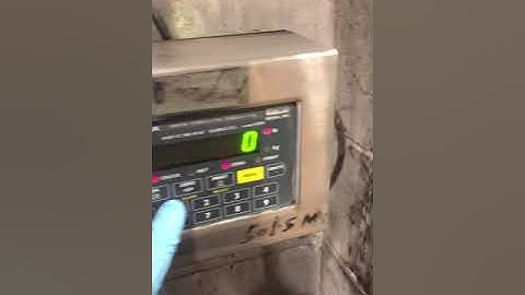 calibration adjustment of a  Weightronix WI-125