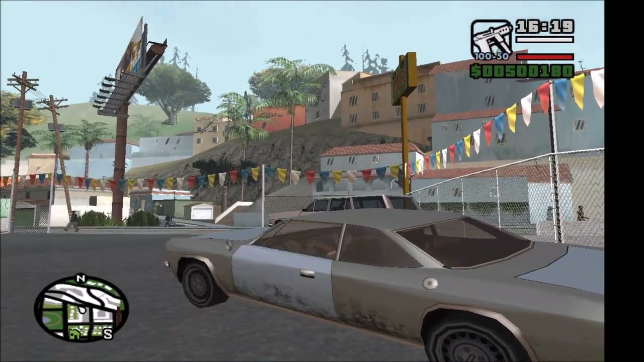 GTA SAN ANDREAS : Testando códigos de carro funerário e pack de armas