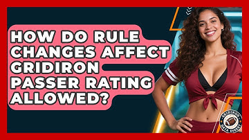 How Do Rule Changes Affect Gridiron Passer Rating Allowed? - Gridiron Data Digest
