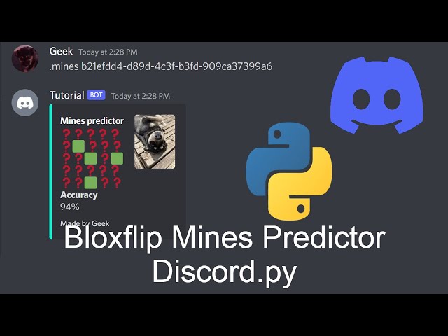 How to make a bloxflip mines Predictor discord bot