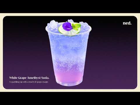 white grape amethyst soda.