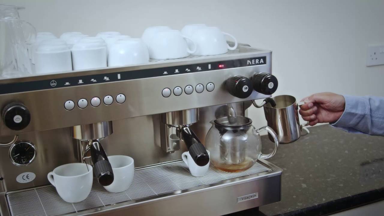 The Visacrem Nera Espresso Machine - Captioned - YouTube