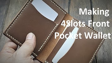 Making 4 Slots Front Pocket Wallet