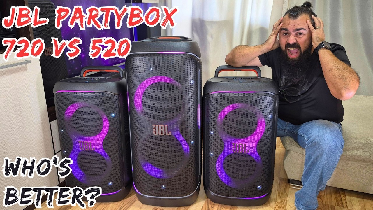 JBL Partybox 720 против JBL Partybox 520: кто лучше?