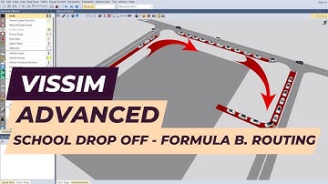 Vissim Tutorial - School drop off with formula based routing