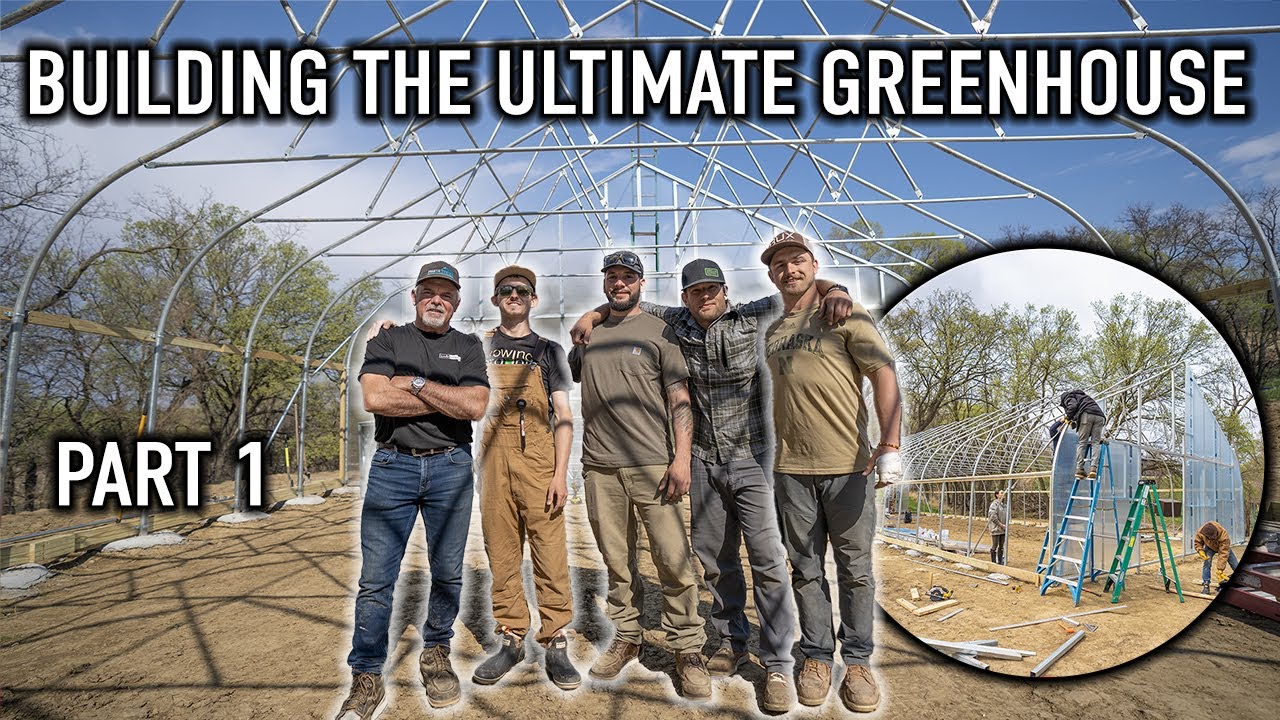 Building the ULTIMATE GREENHOUSE in LESS THAN 7 Days! (Part 1)