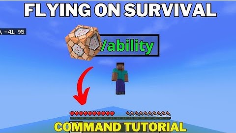 How to use Ability Commands on Bedrock ?