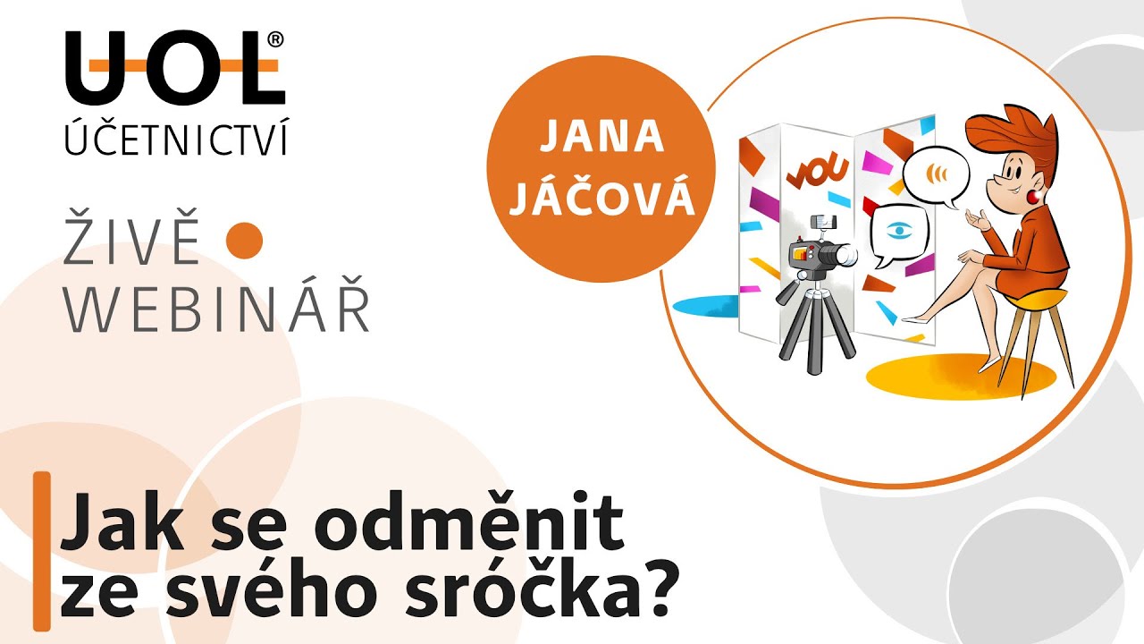 Jak se odměnit ze svého sróčka | UOL Webinář 🔴