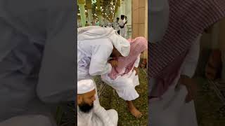 Saat Syekh Muhammad Jaber Pulang Kdanung Menemui Ayahnya Di Masjid Nabawi Langsung