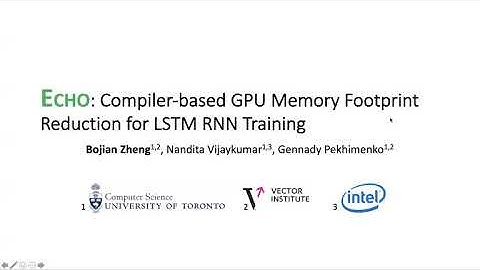 Echo: Compiler-based GPU Memory Footprint Reduction for LSTM RNN Training (COHESA