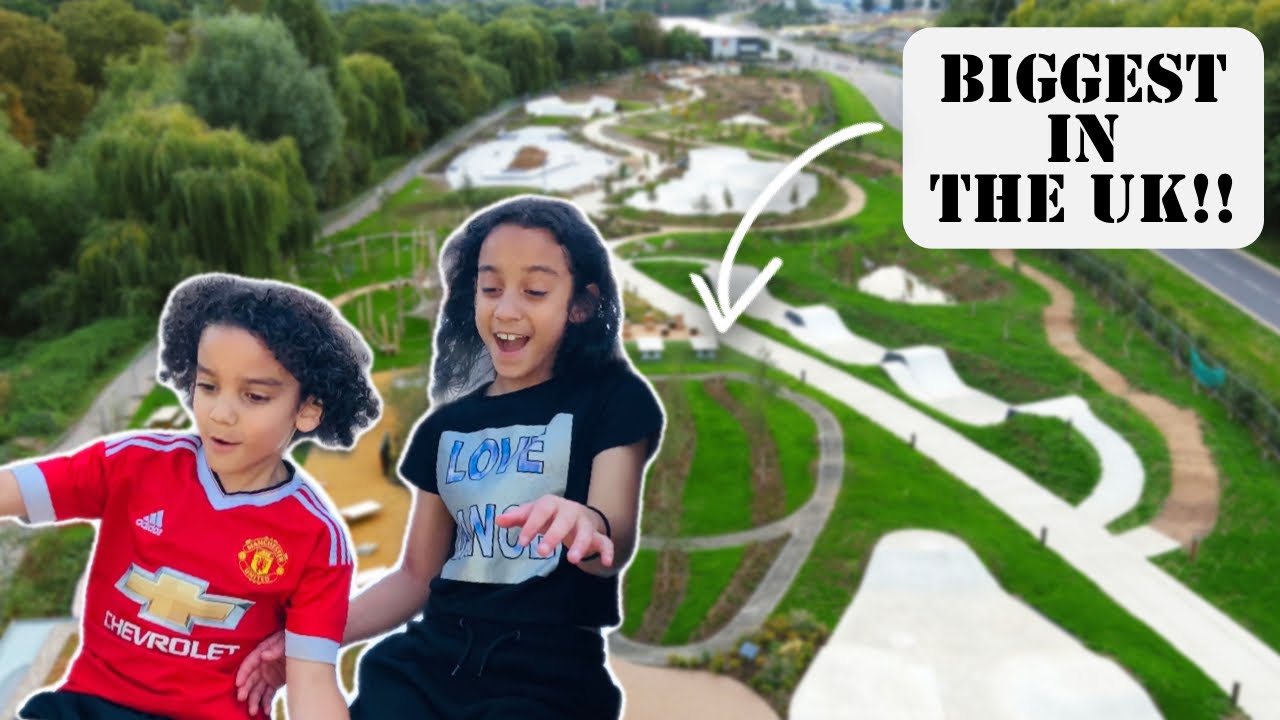 WE WENT TO THE BIGGEST SKATE PARK IN THE UK!! EXPLORING THE BRAND NEW £