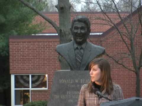 Eureka College Student President Liz Hoff, Fall of...