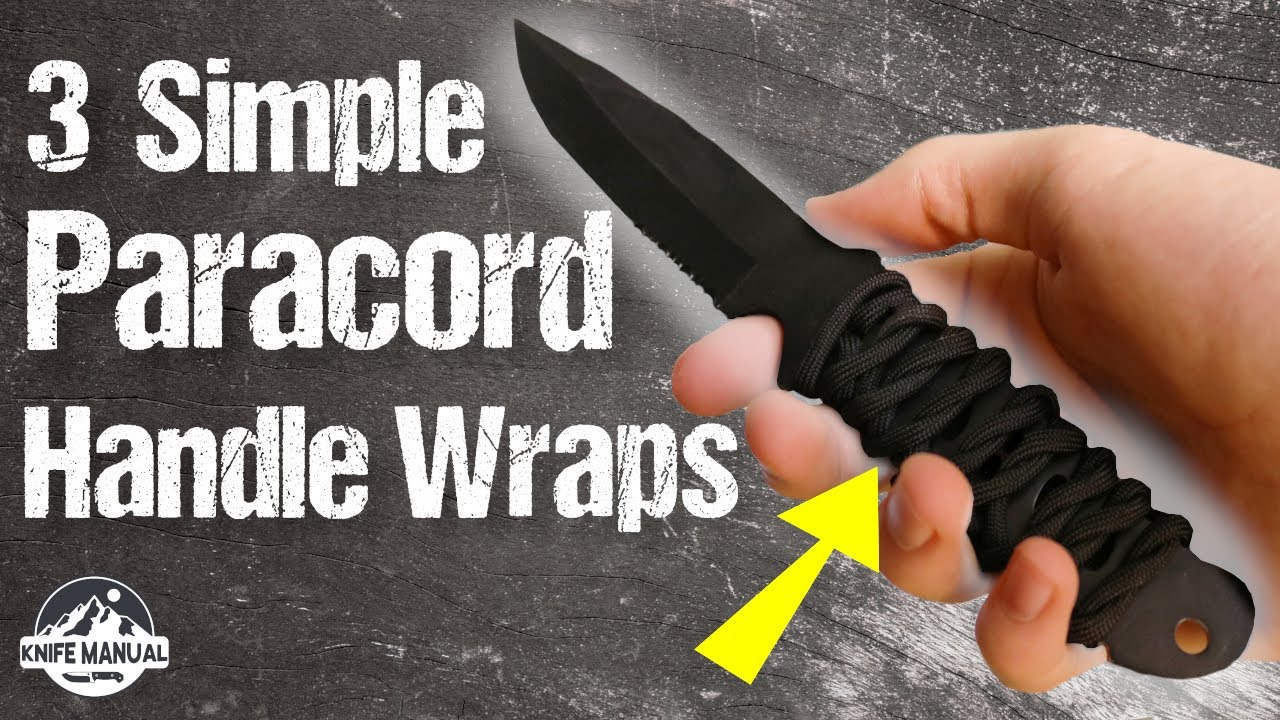 How to Wrap a Knife Handle with Paracord (3 Simple Methods) 