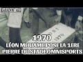 1970 lon mebiame pose la 1ere pierre du stade omnisports shorts gabon