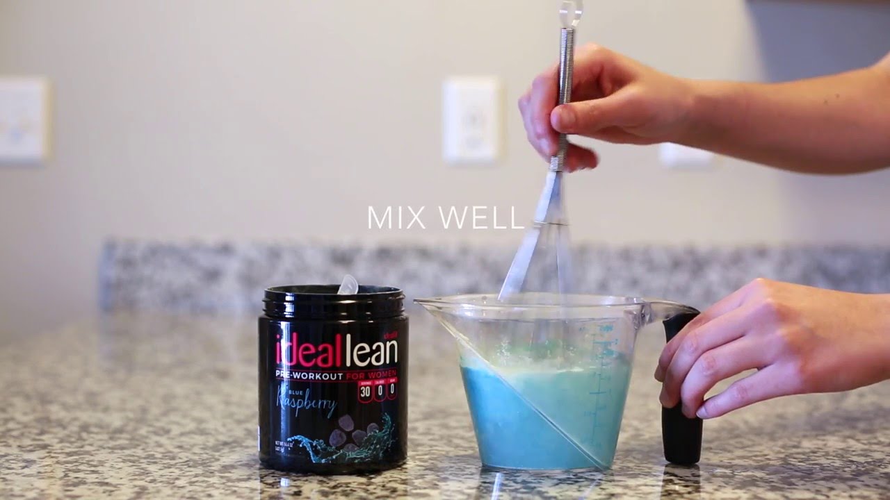 IdealLean Pre-Workout Slushy Recipe