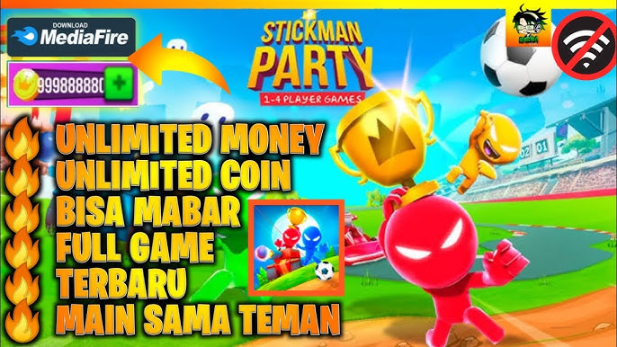 Download Stickman Party MOD APK 2.3.8.3 (Unlimited Money)