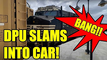 NS 7524 pushing autoracks out of Union Station Norfolk Southern