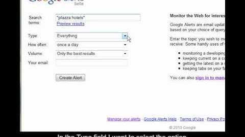 Failte Ireland - Create a Google Alert (with captions)