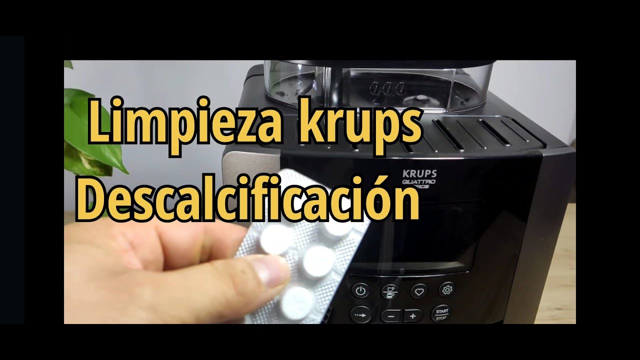 Limpieza krups Quattro force Roma Descalcificación Cleaner krups 