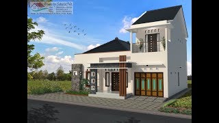 Rumah Minimalis Lantai 2_Modern House (12x12)