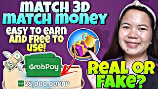 Match 3D Match Money App Review | Earn 50k pesos from grabpay for free! screenshot 1