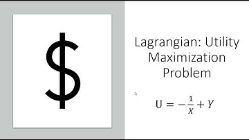 Utility Maximization with Lagrange Method