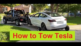 Avoid Motor, Drive or Battery Damage, Learn How to Correctly Tow a Tesla Model 3