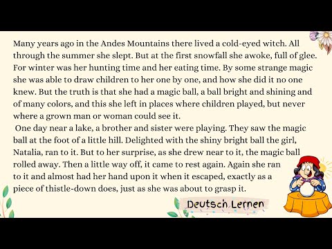 The Witch's Magic Ball  Fairytale - Bedtime Story for Kids in English